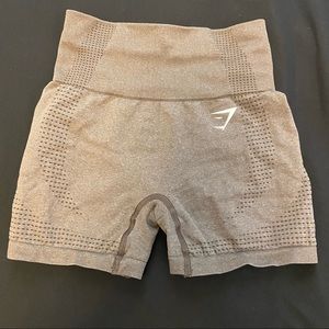 XS BROWN VITAL SEAMLESS GYMSHARK SHORTS